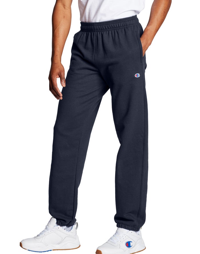 Champion Powerblend Fleece Relaxed Bottom Broek Heren - Donkerblauw - Belgie 6754FVQEG